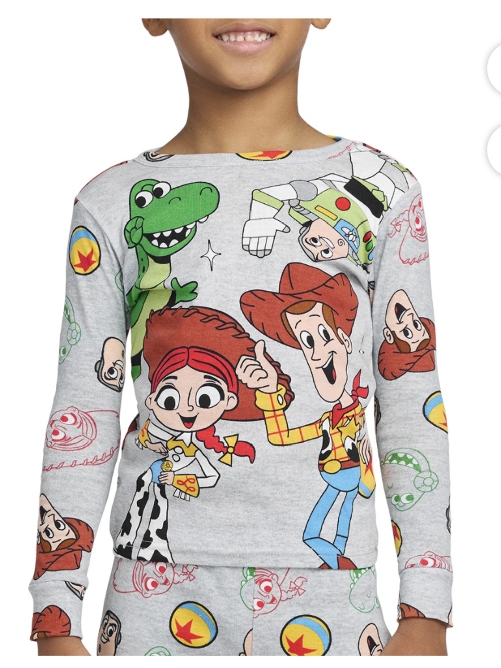 Toy Story Toddler Unisex Gray 2 PC LS Pajama Set Size 5T NWT - Picture 7 of 11